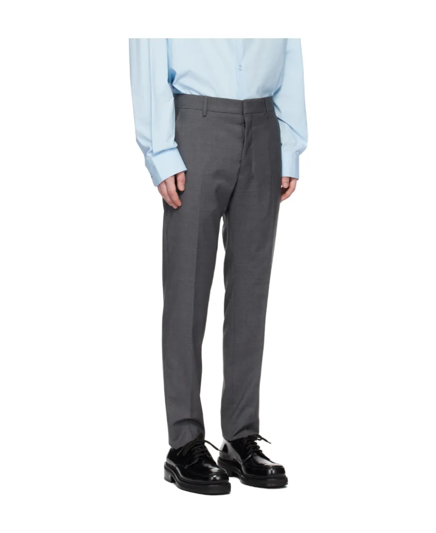 Straight-Leg Logo Casual Pants