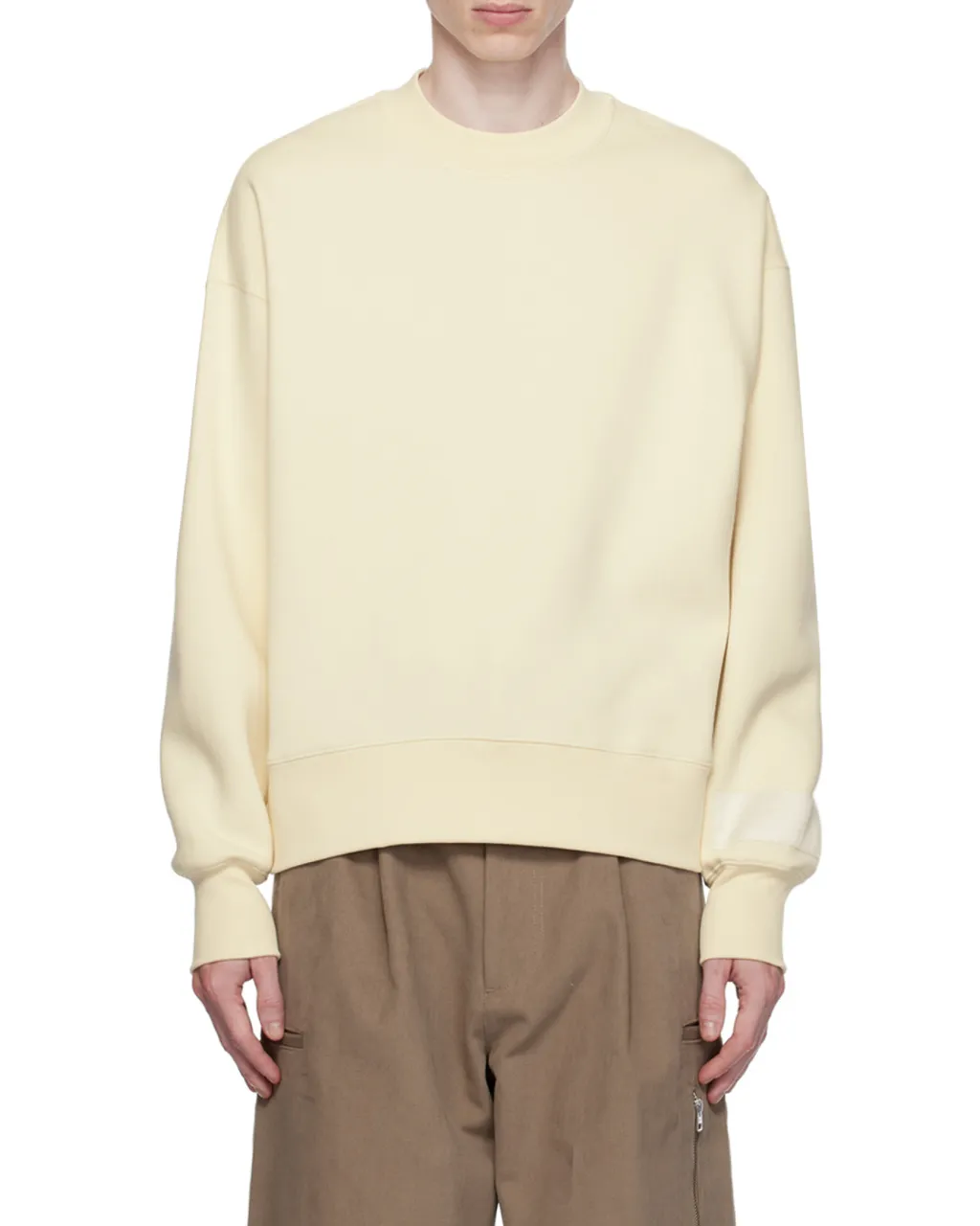 Logo Patch Crewneck Sweatshirt