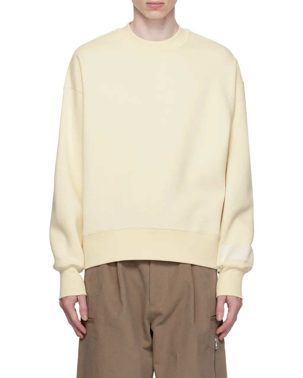 Logo Patch Crewneck Sweatshirt