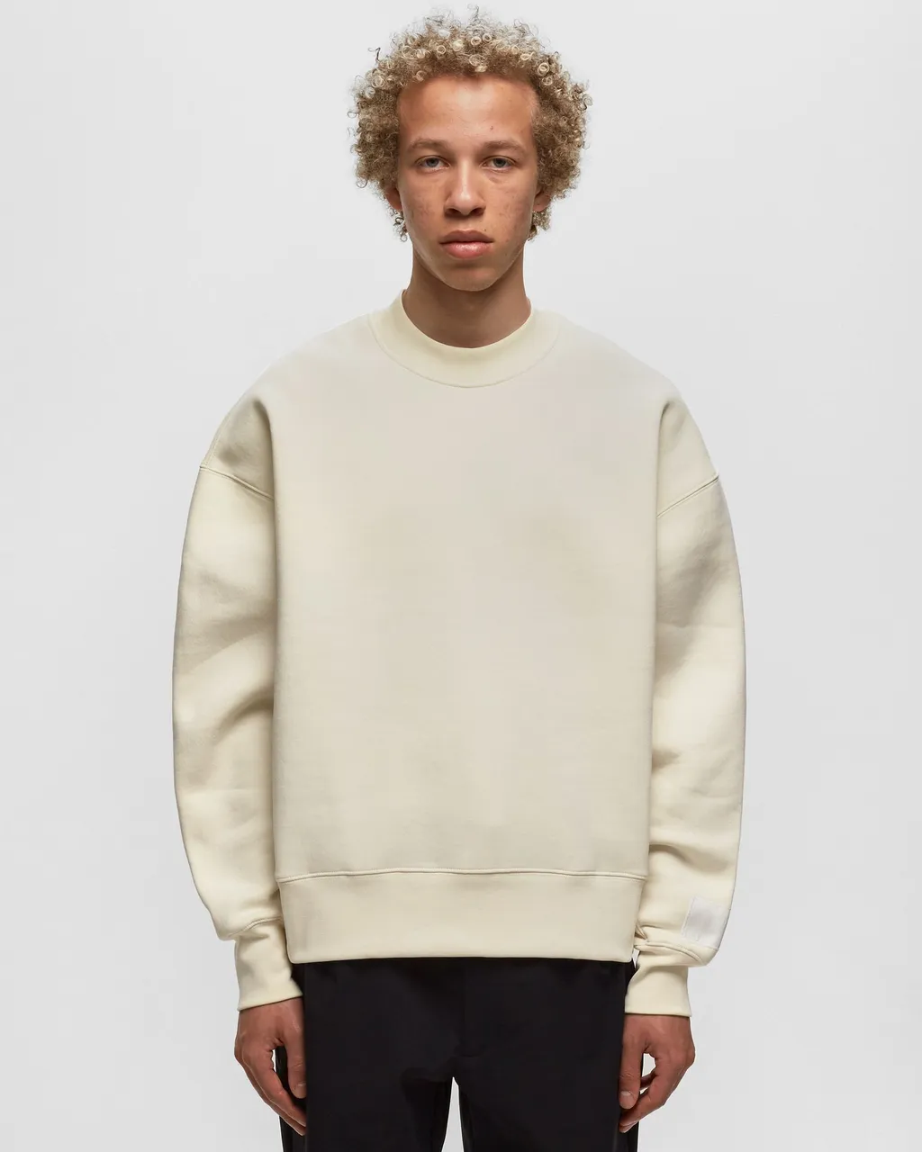 Logo Patch Crewneck Sweatshirt