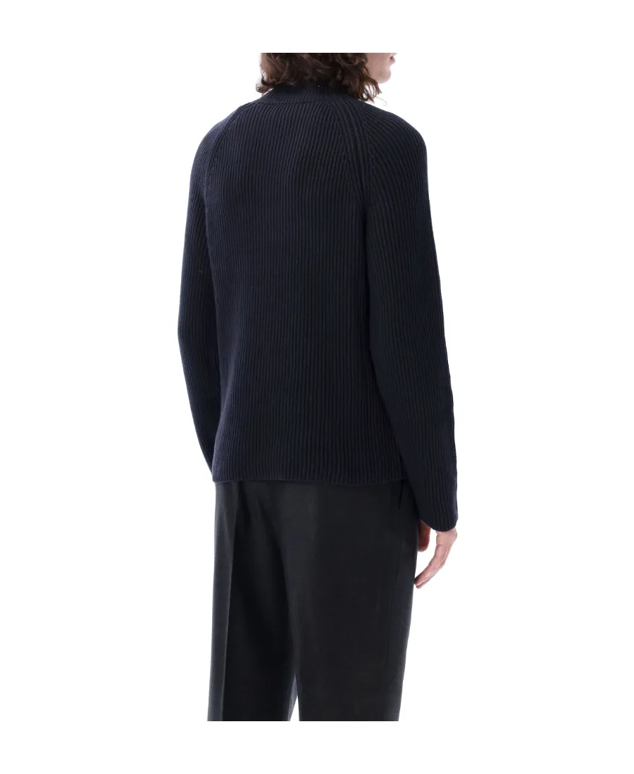 High Neck Ribbed Jumper