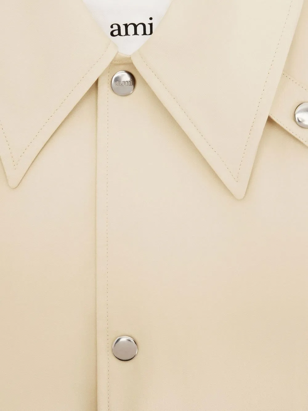 Rear Slit Long Sleeved Snapped Coat