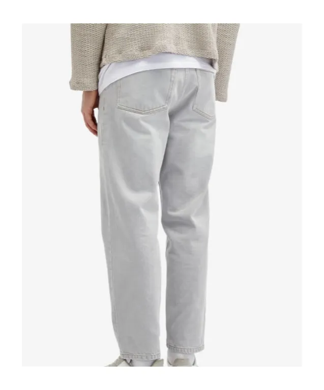 Logo Patch Straight Leg Jeans