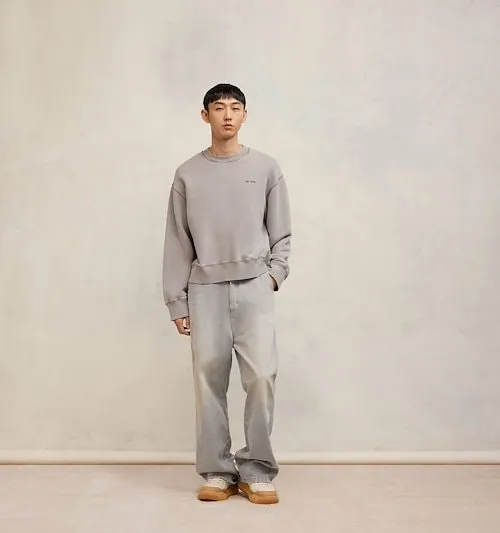 Logo Embroidered Crewneck Sweatshirt