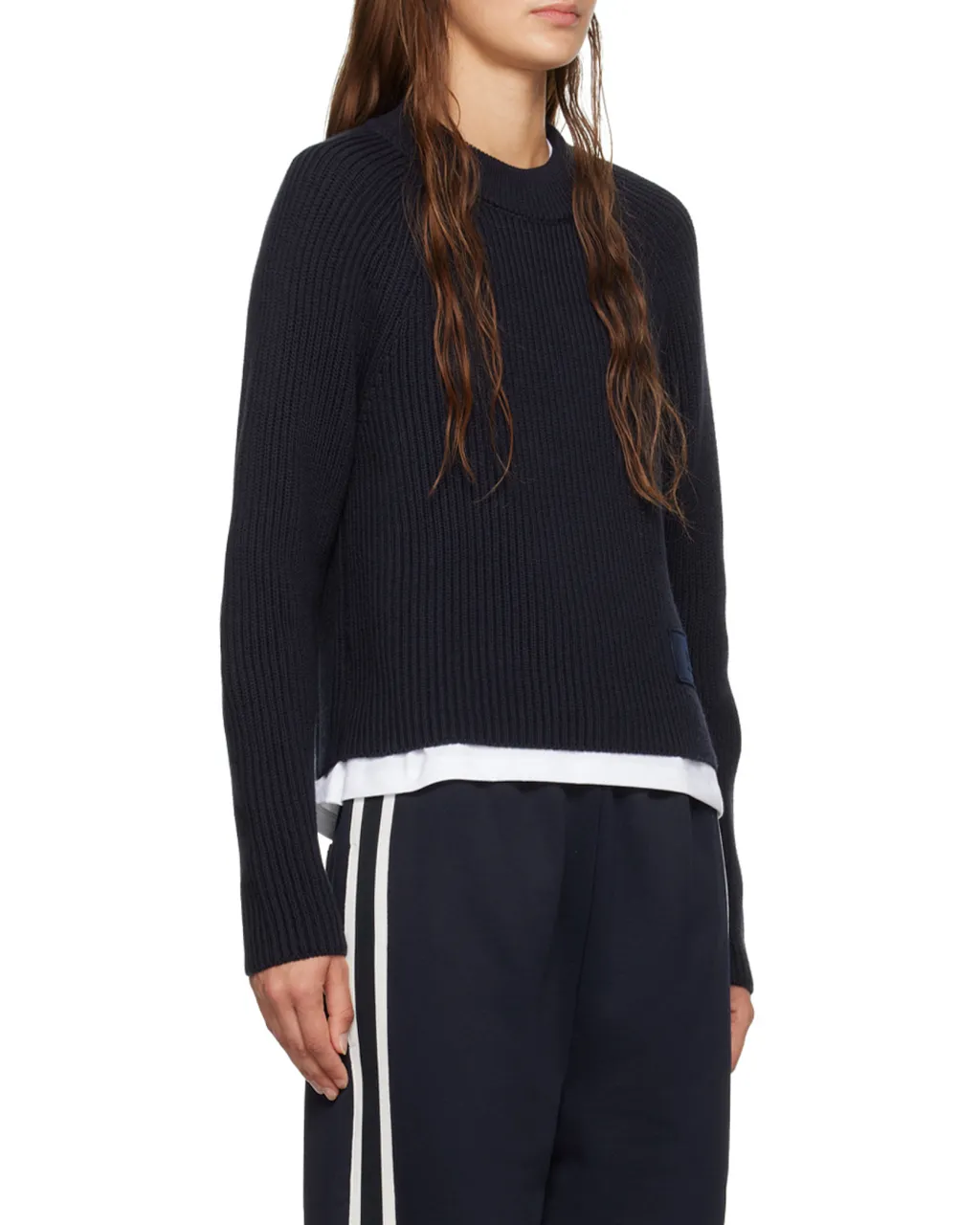 Logo Patch Crewneck Jumper