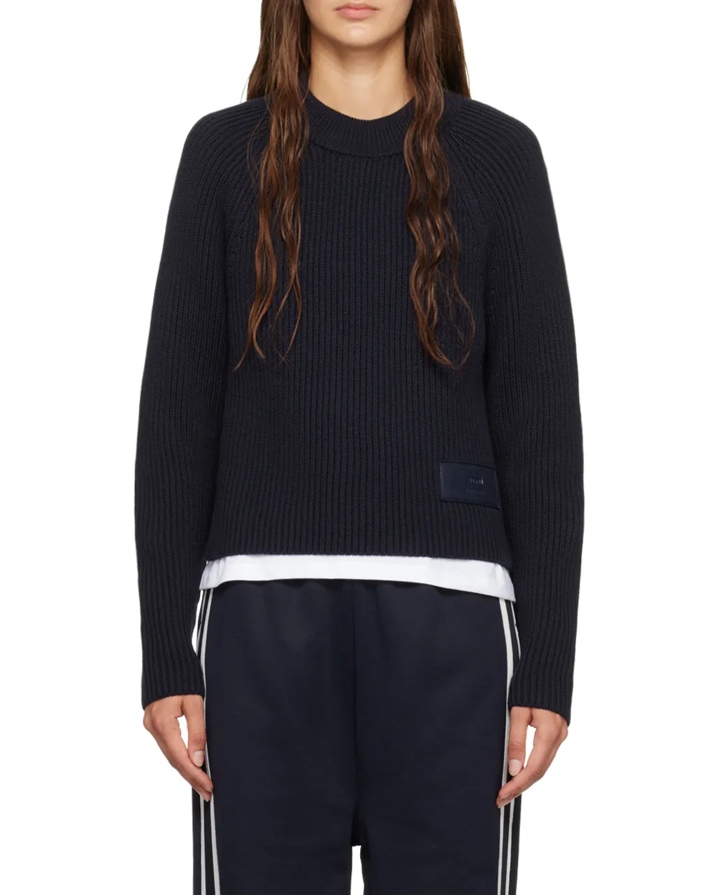 Logo Patch Crewneck Jumper