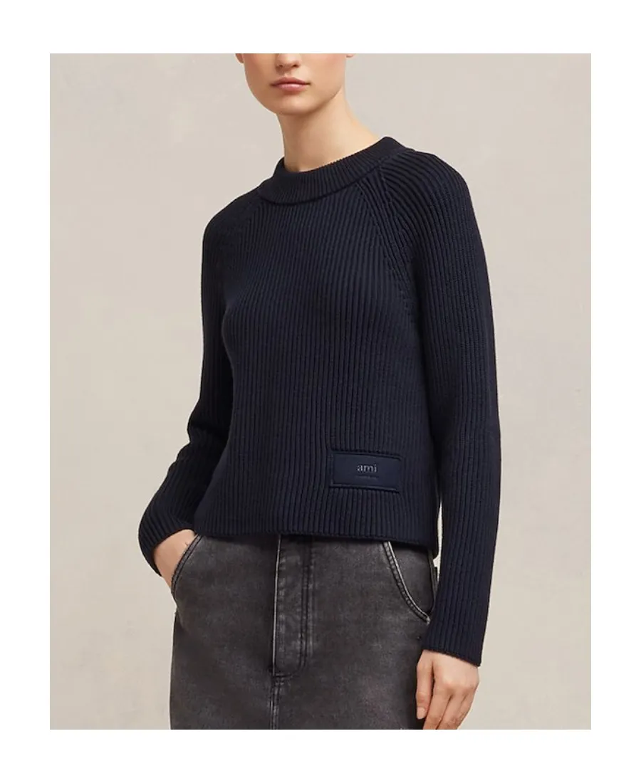 Logo Patch Crewneck Jumper