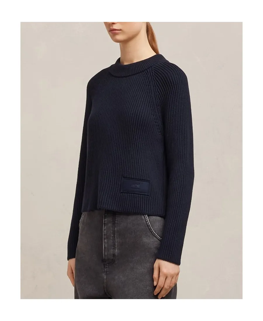 Logo Patch Crewneck Jumper