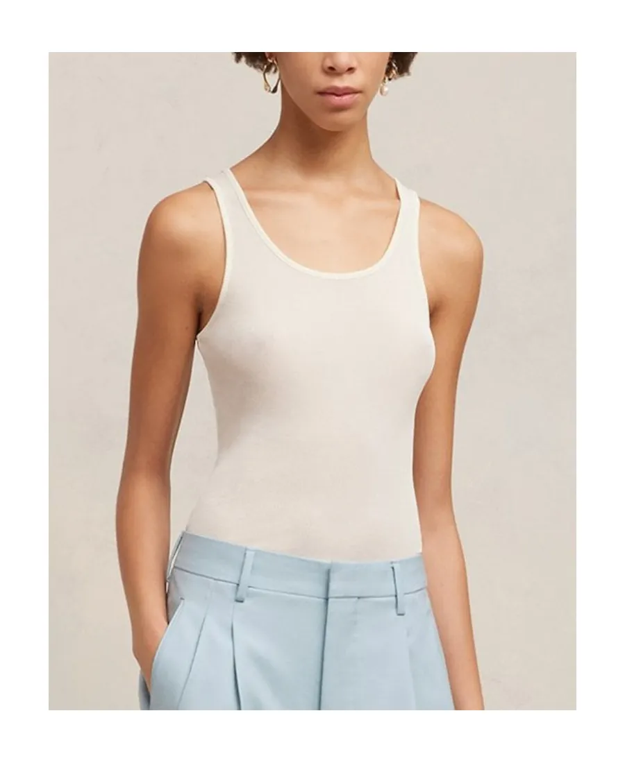 Crewneck Sleeveless Tank Top