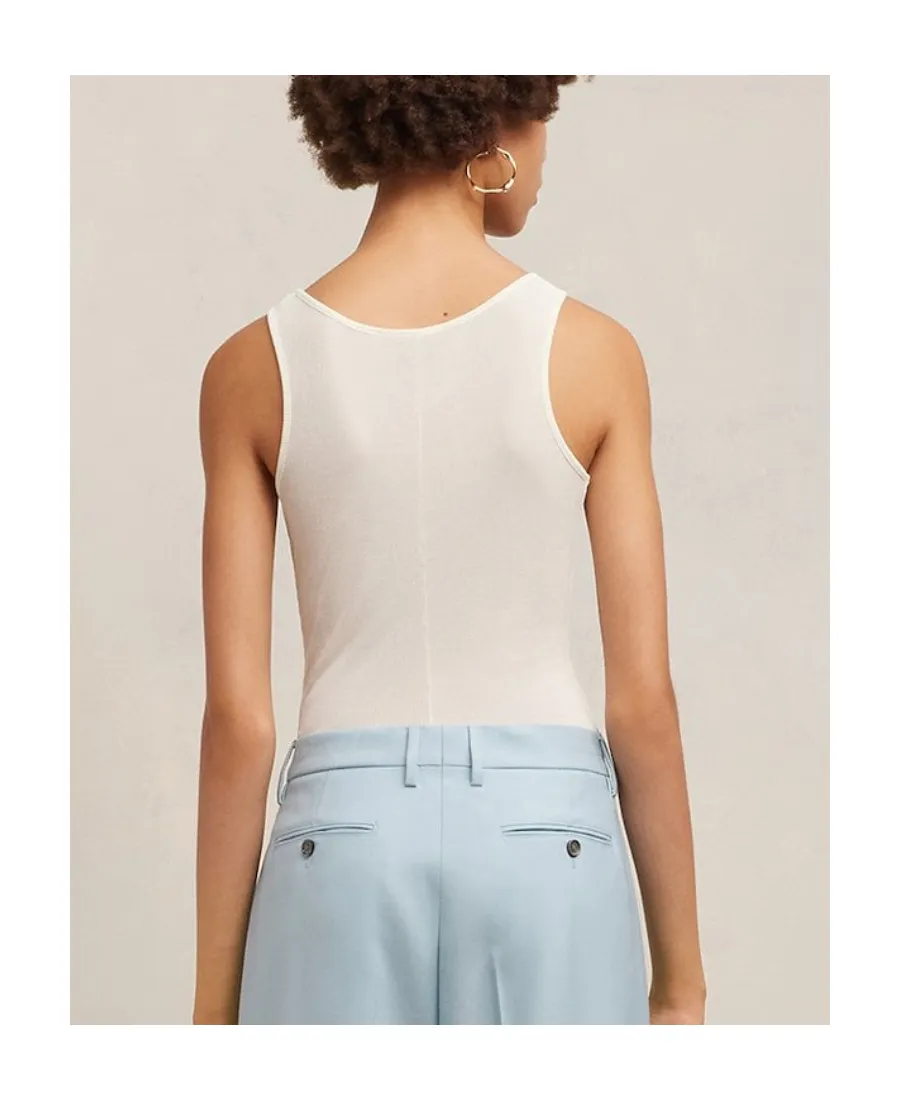 Crewneck Sleeveless Tank Top