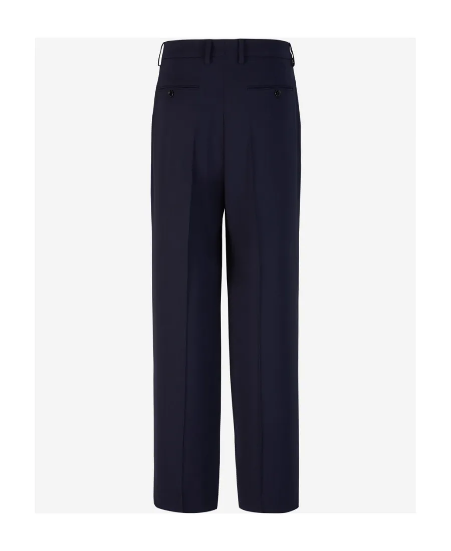 Straight-Leg Tailored Trousers