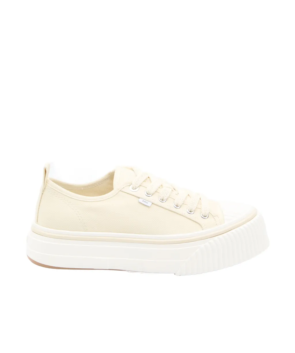 Chunky Sole Lace-Up Sneakers