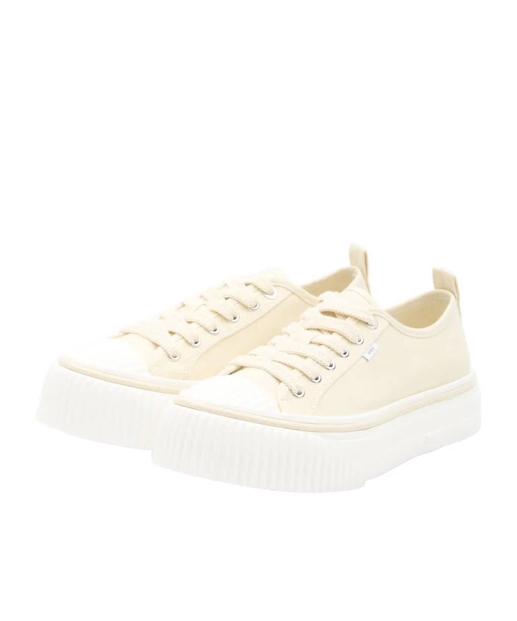 Chunky Sole Lace-Up Sneakers
