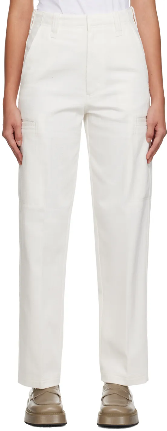 Wide-Leg Cotton Trousers
