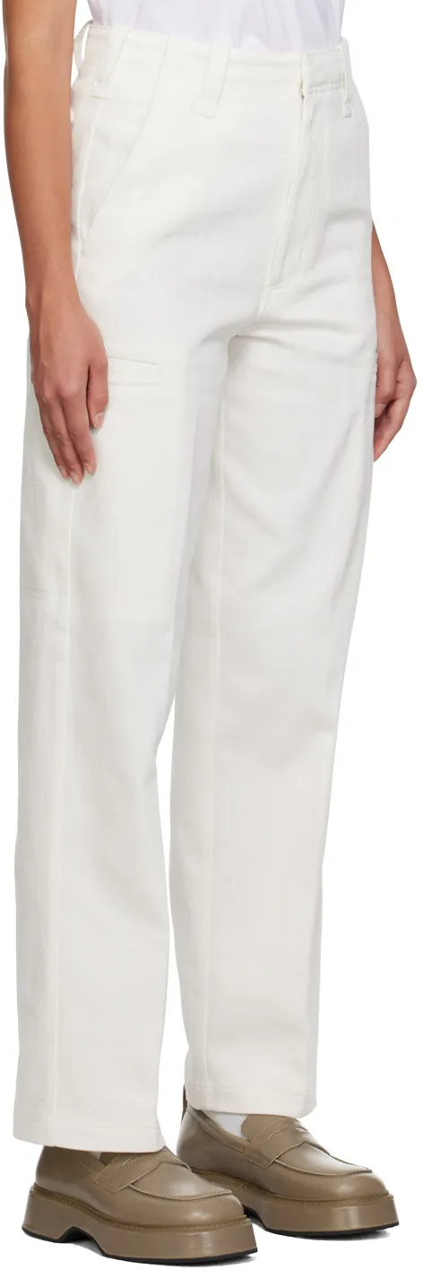 Wide-Leg Cotton Trousers