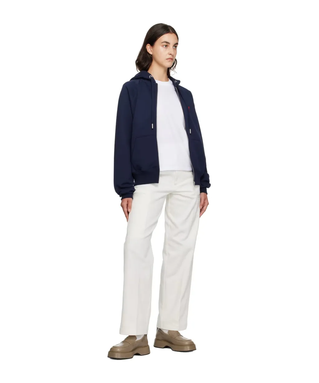 Wide-Leg Cotton Trousers