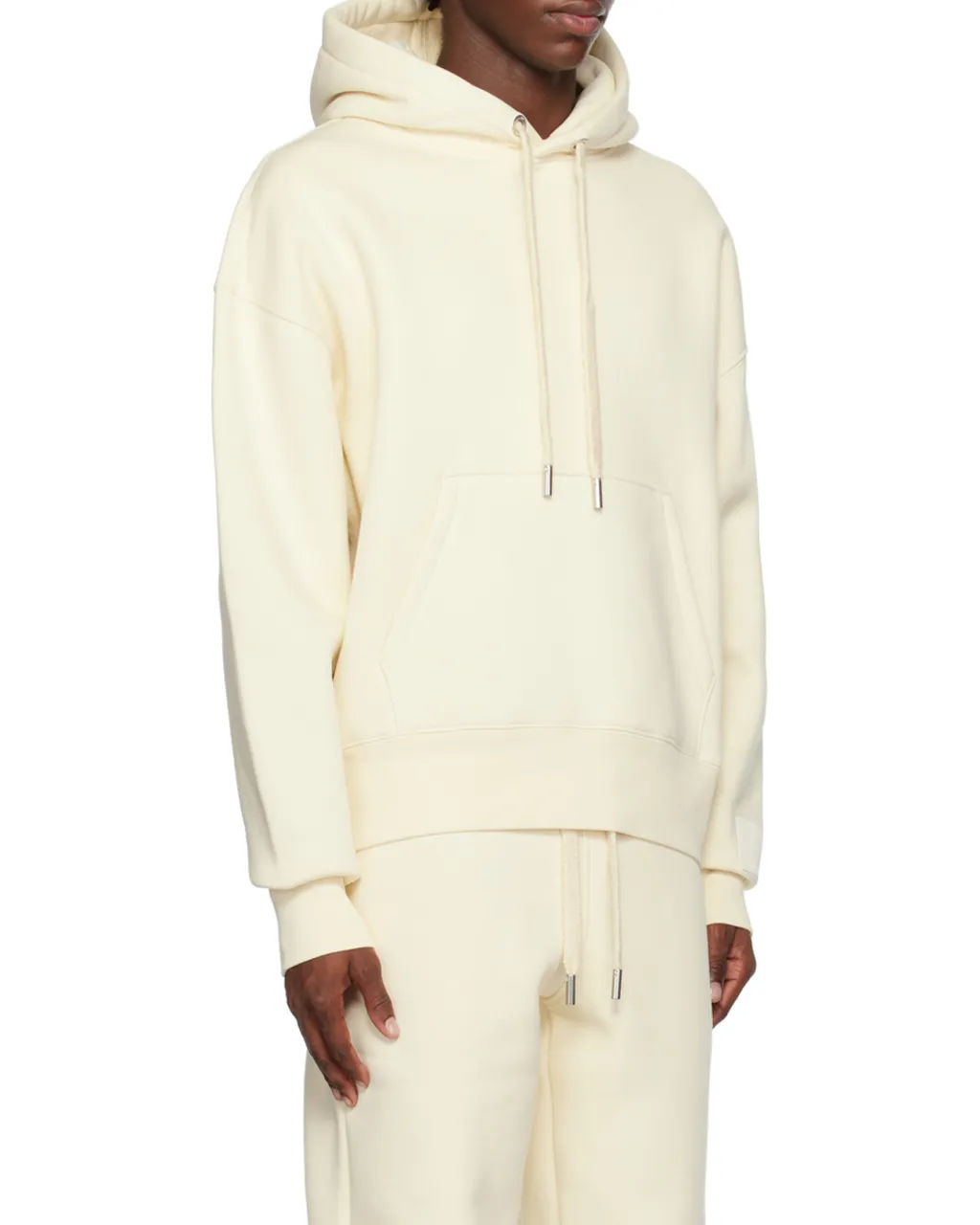 Long-Sleeved Drawstring Hoodie