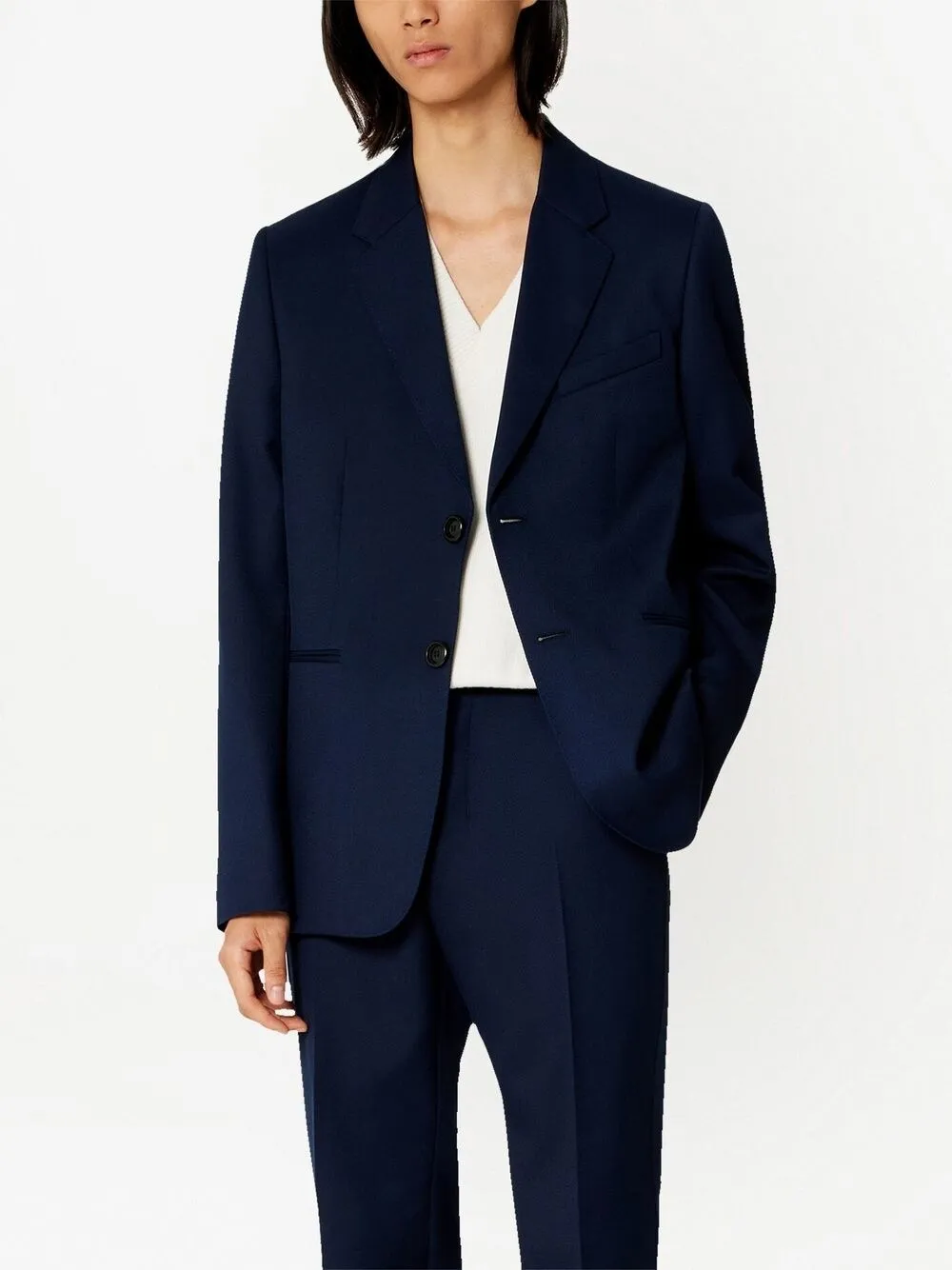 Single-Breasted Tailored Jacket