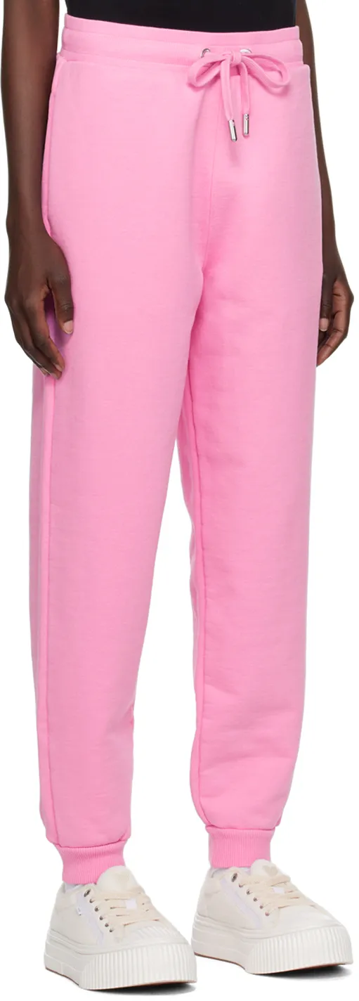 Embroidered-Logo Cotton Track Pants