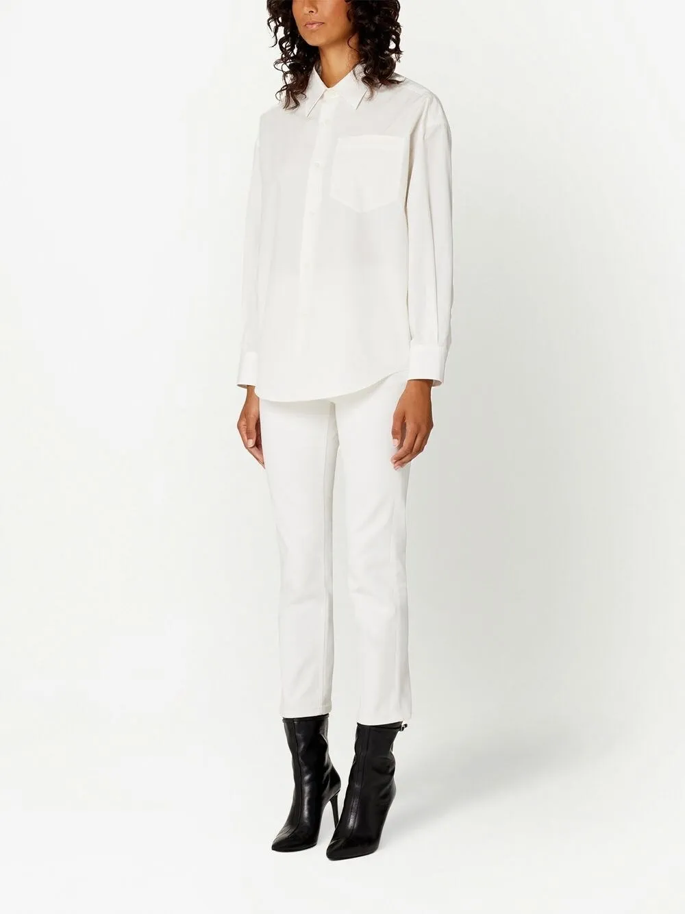 Buttoned Long-Sleeved Shirt