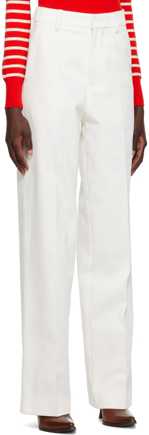 Droit High-Rise Trousers