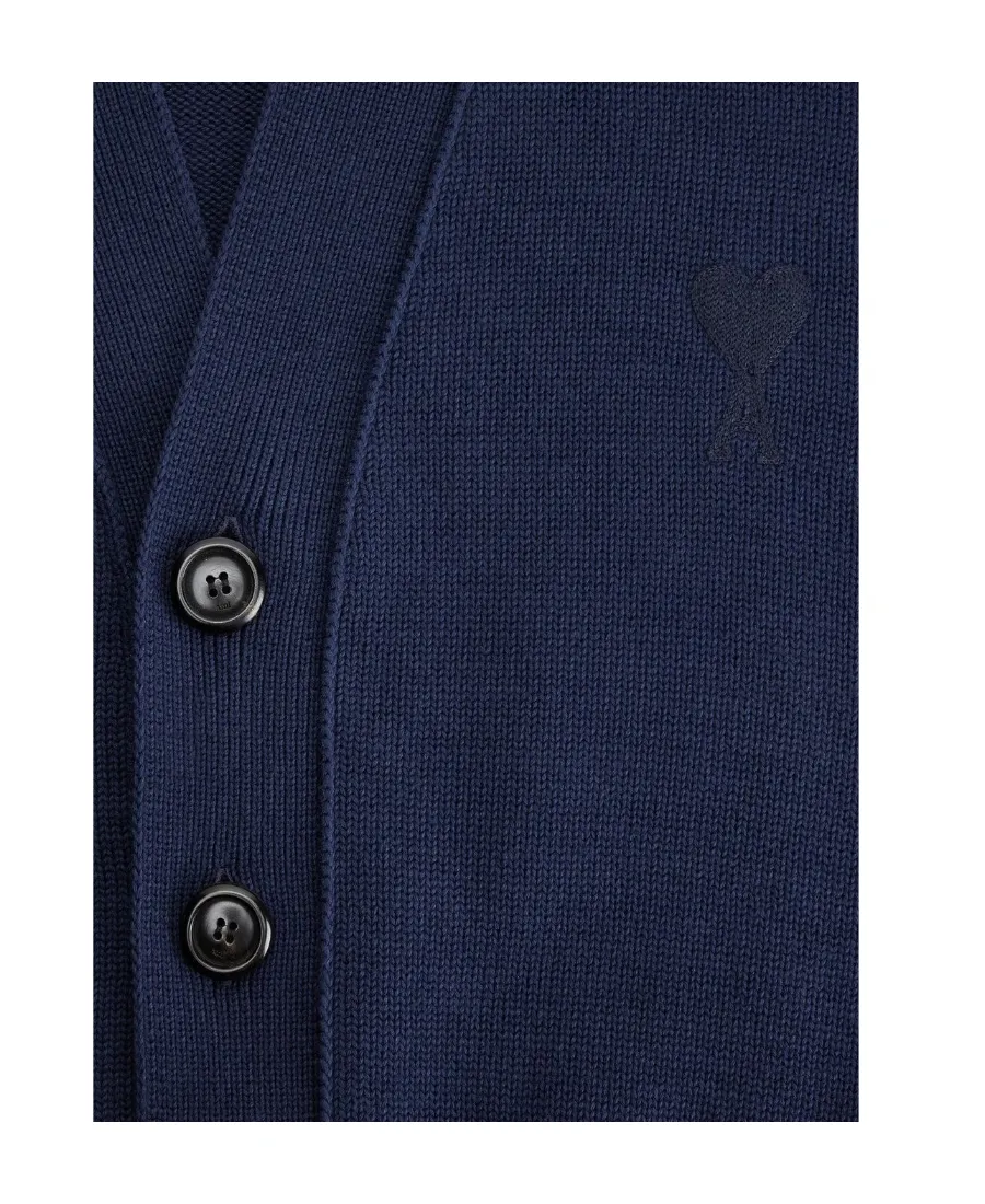 Button-Front Knitted Cardigan