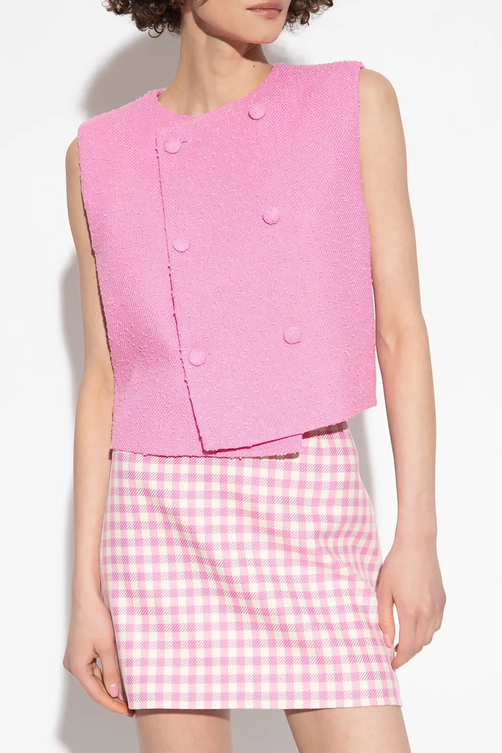 Textured Crop Top