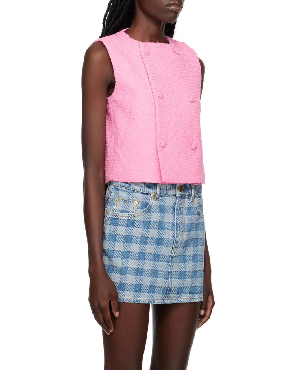 Textured Crop Top