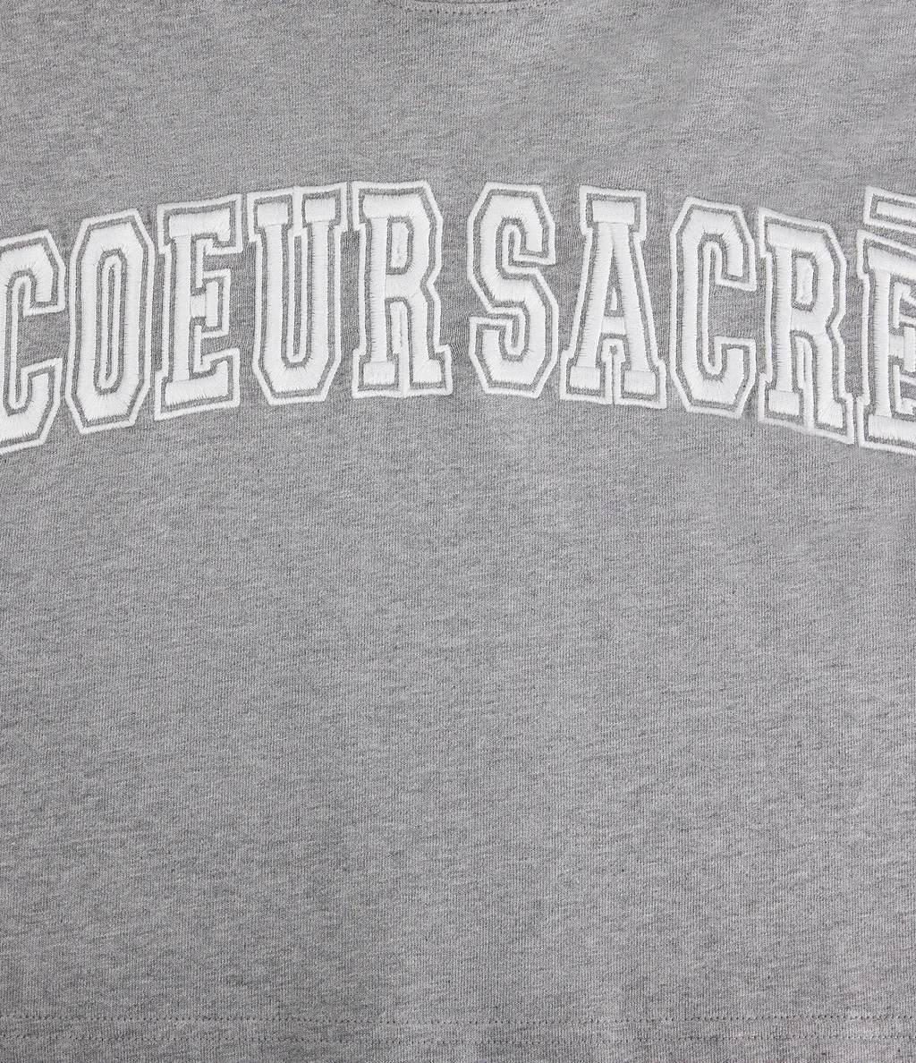 Letters Embroidered T-Shirt
