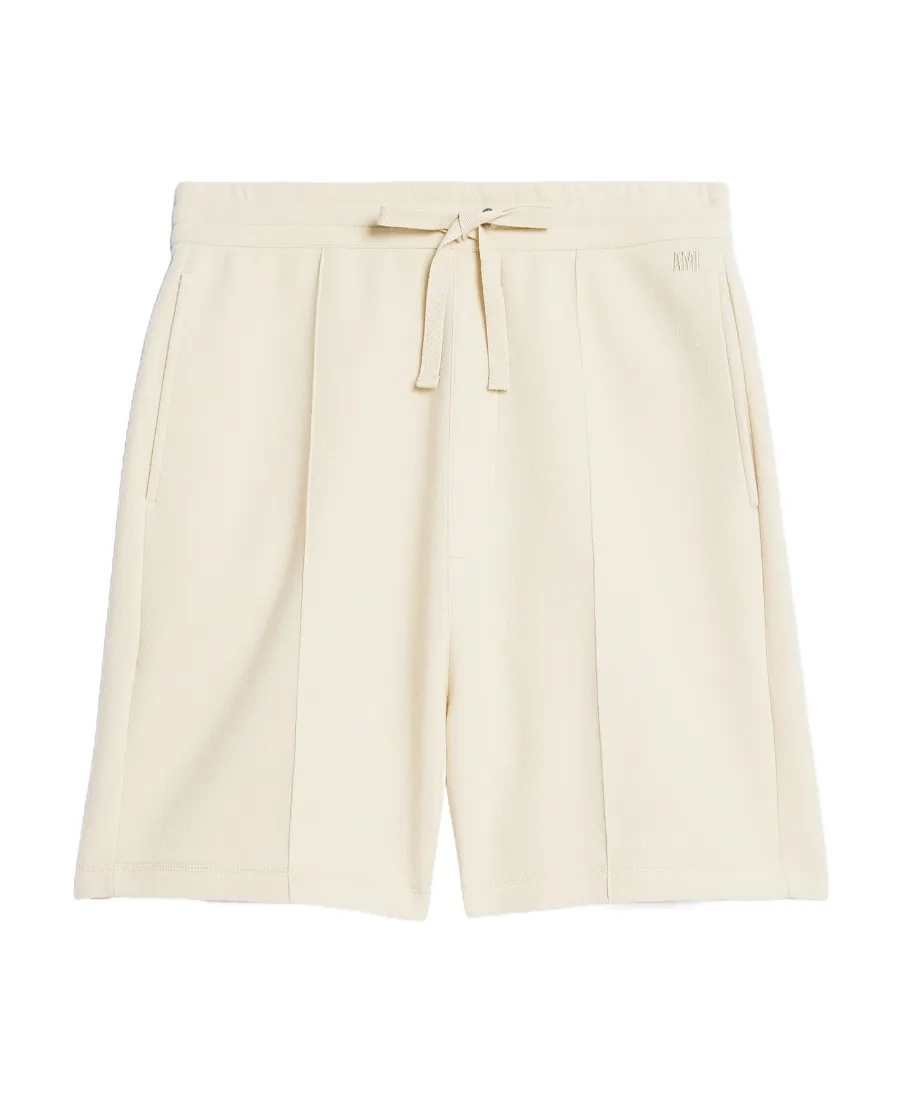 Pintuck Drawstring Shorts