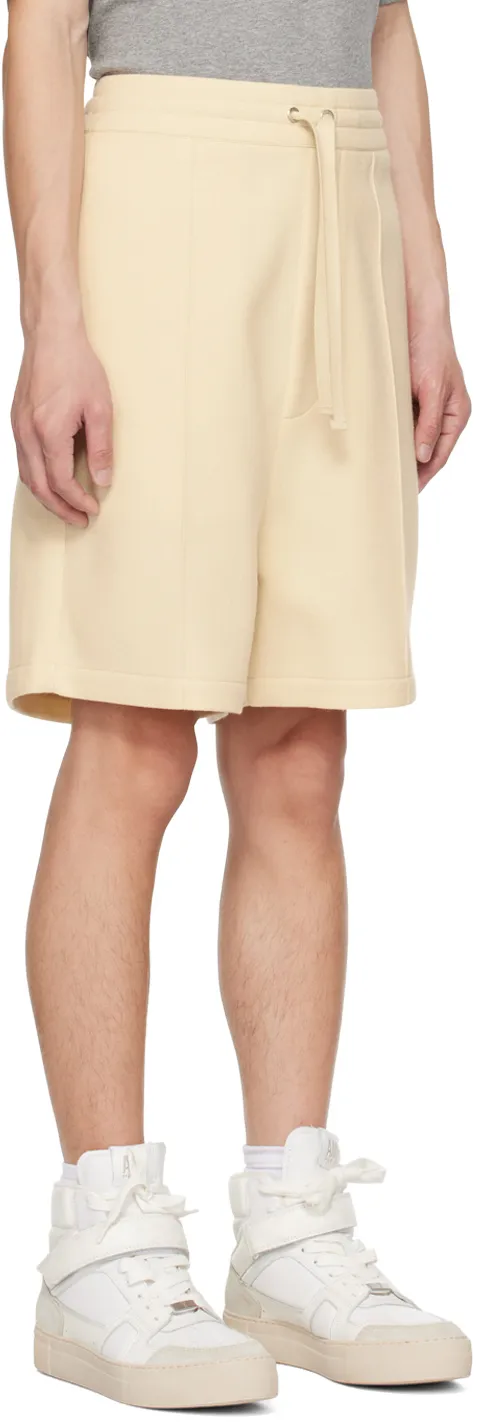 Pintuck Drawstring Shorts
