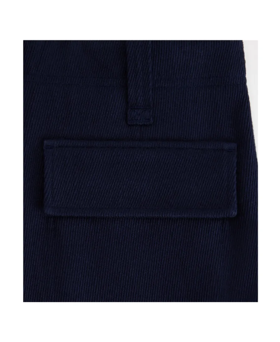 Cotton Wide-Leg Trousers