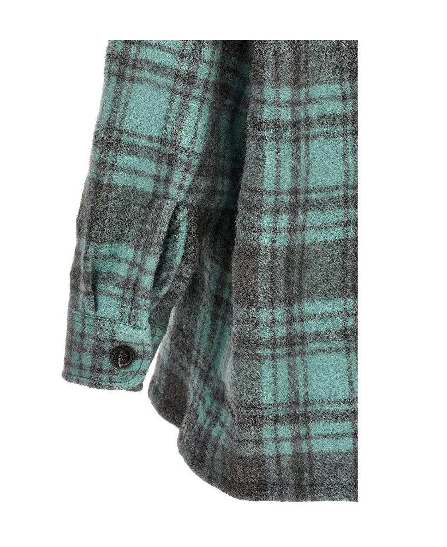 Checked Buttoned-Up Overshirt