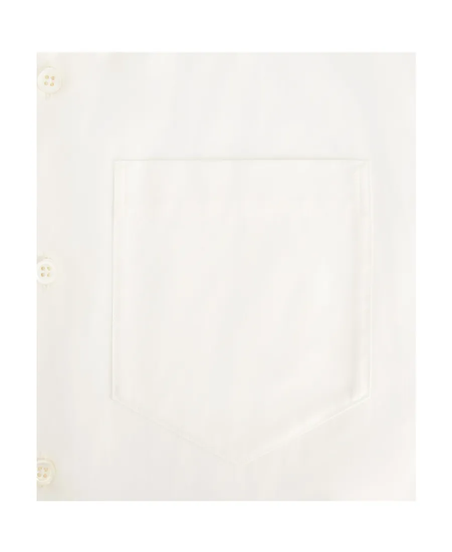 Button-Front Short-Sleeved Shirt