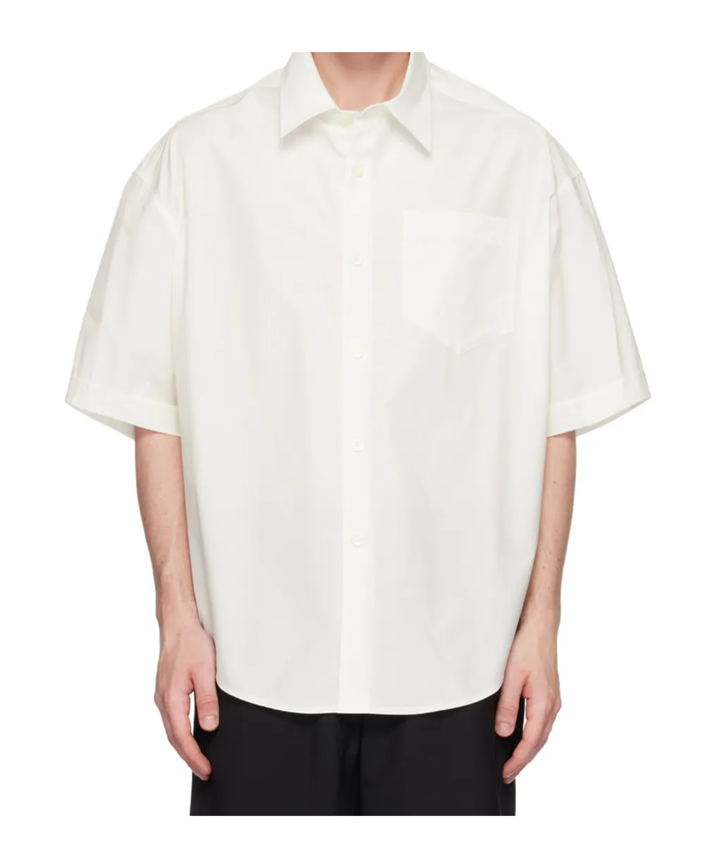 Button-Front Short-Sleeved Shirt