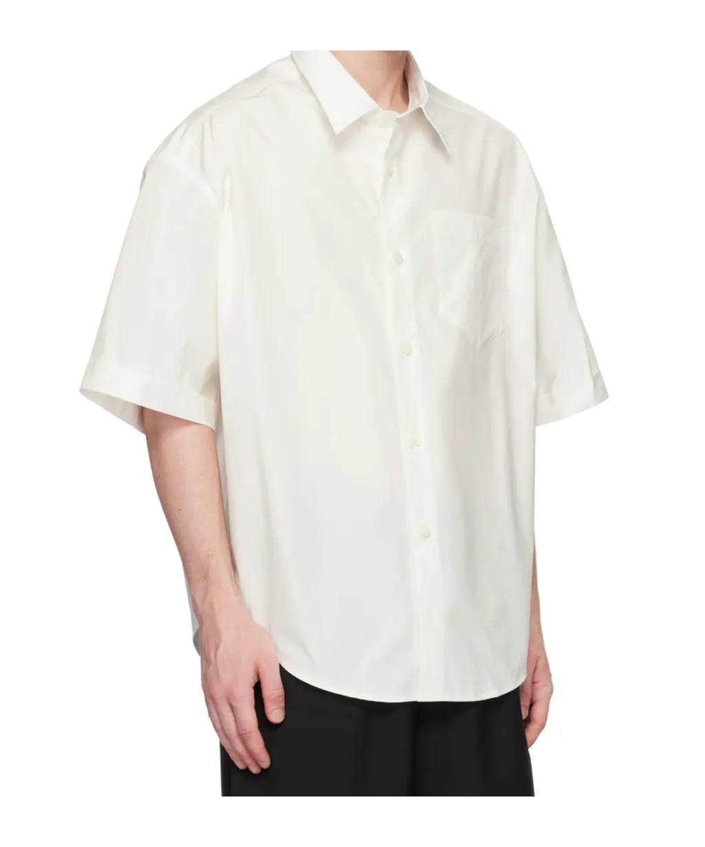 Button-Front Short-Sleeved Shirt