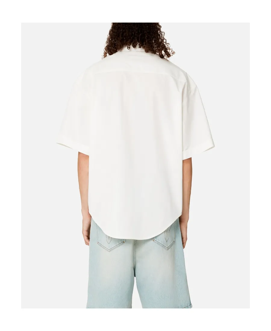 Button-Front Short-Sleeved Shirt