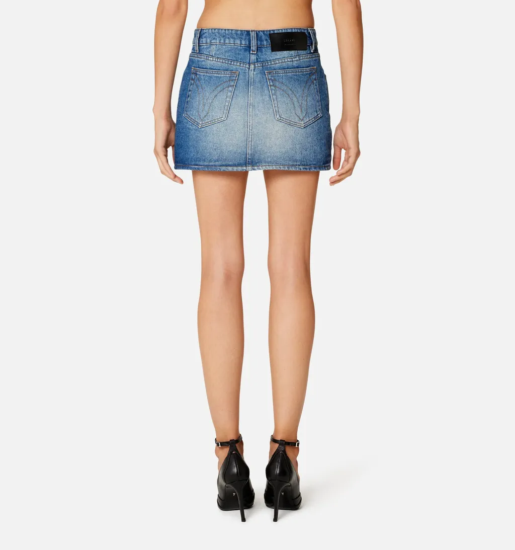 Denim Mini Skirt