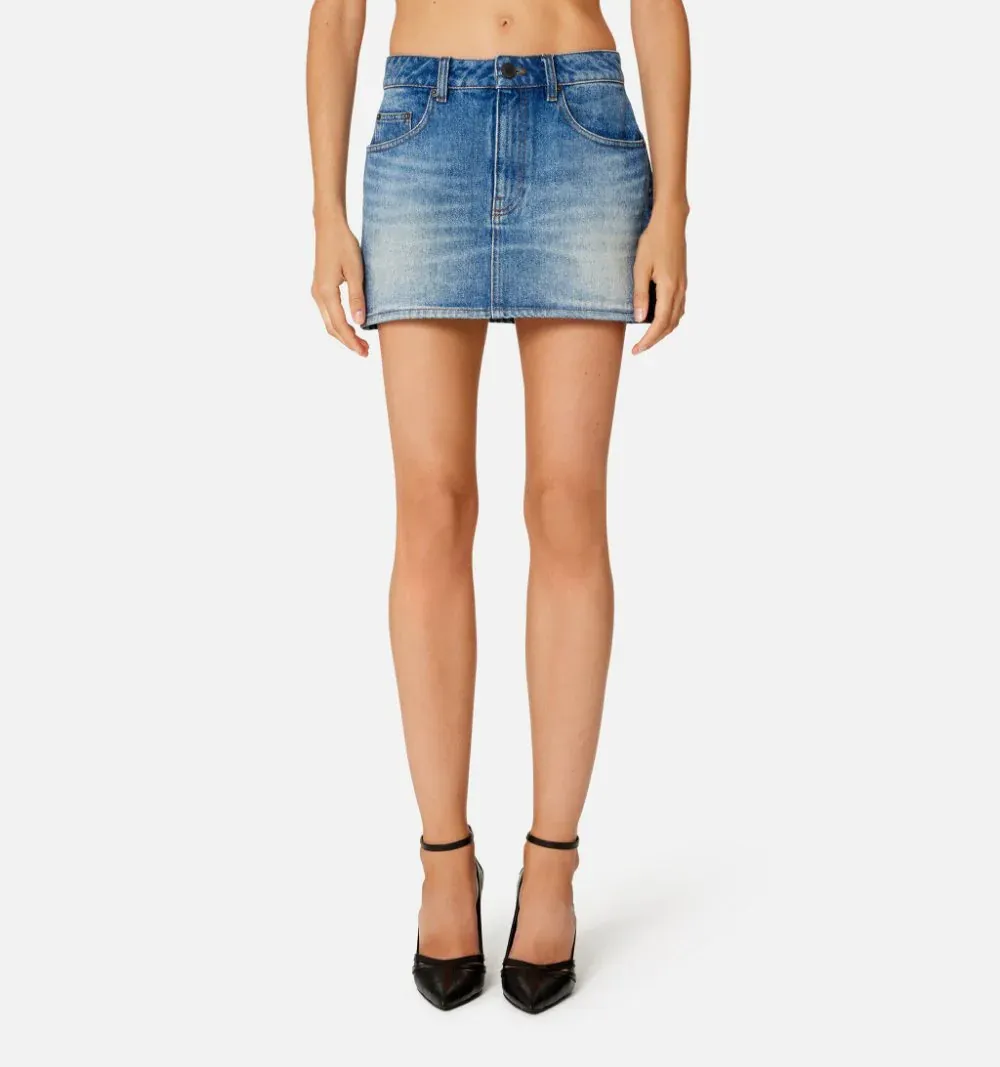 Denim Mini Skirt