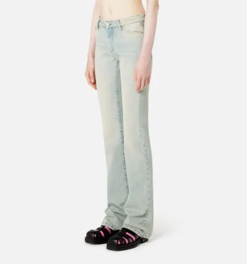 Low-Rise Bootcut Jeans