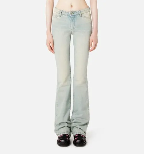 Low-Rise Bootcut Jeans
