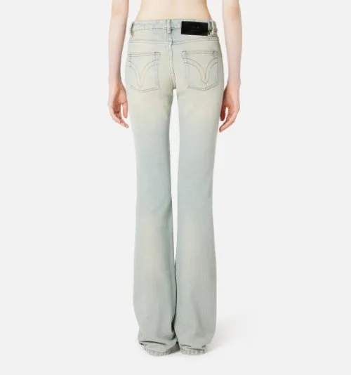 Low-Rise Bootcut Jeans