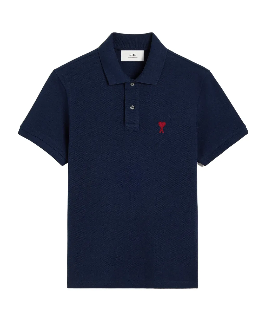Ami De Coeur Logo Embroidered Polo Shirt