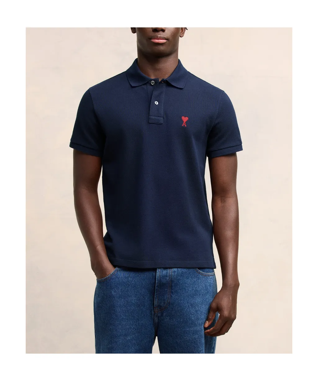 Ami De Coeur Logo Embroidered Polo Shirt