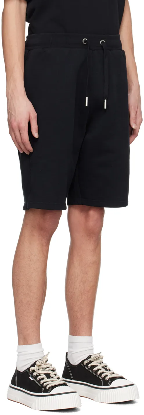 Logo Embroidered Drawstring Knitted Shorts
