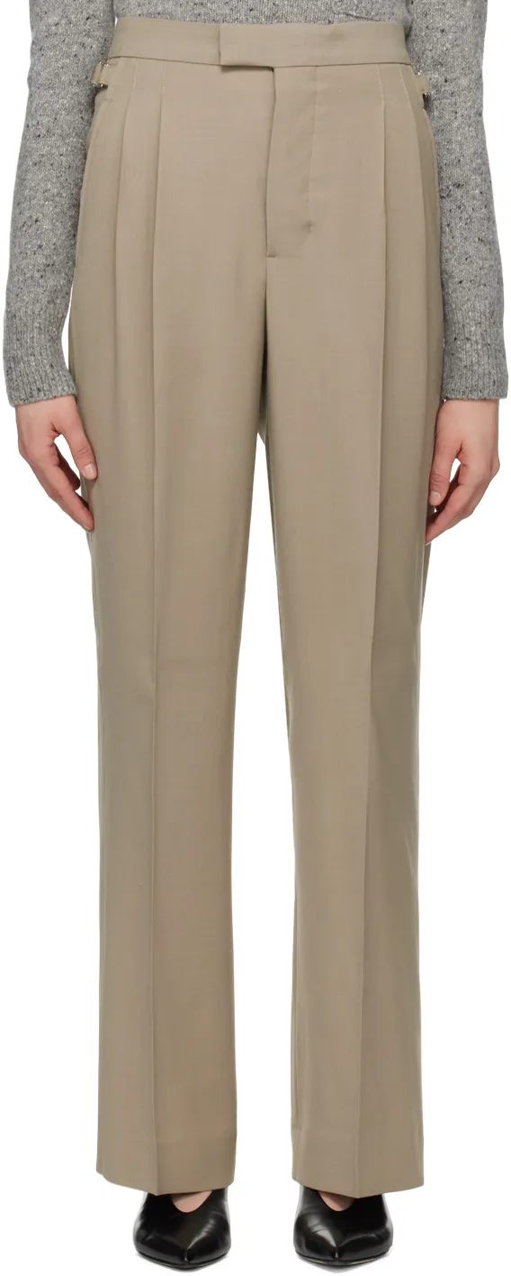 High Waisted Straight Leg Pants
