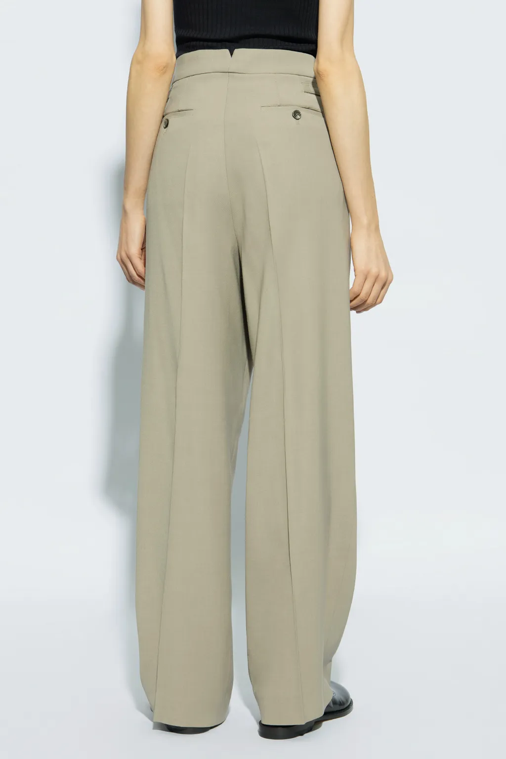 High Waisted Straight Leg Pants