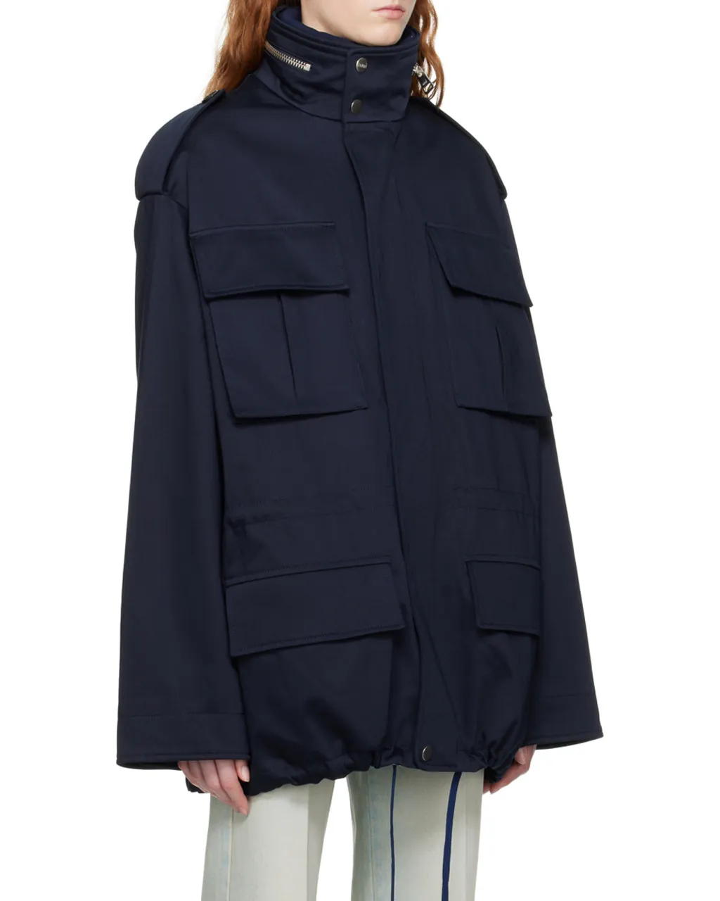 High-Neck Zip-Up Jacket
