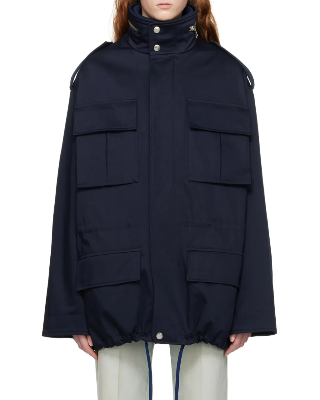 High-Neck Zip-Up Jacket