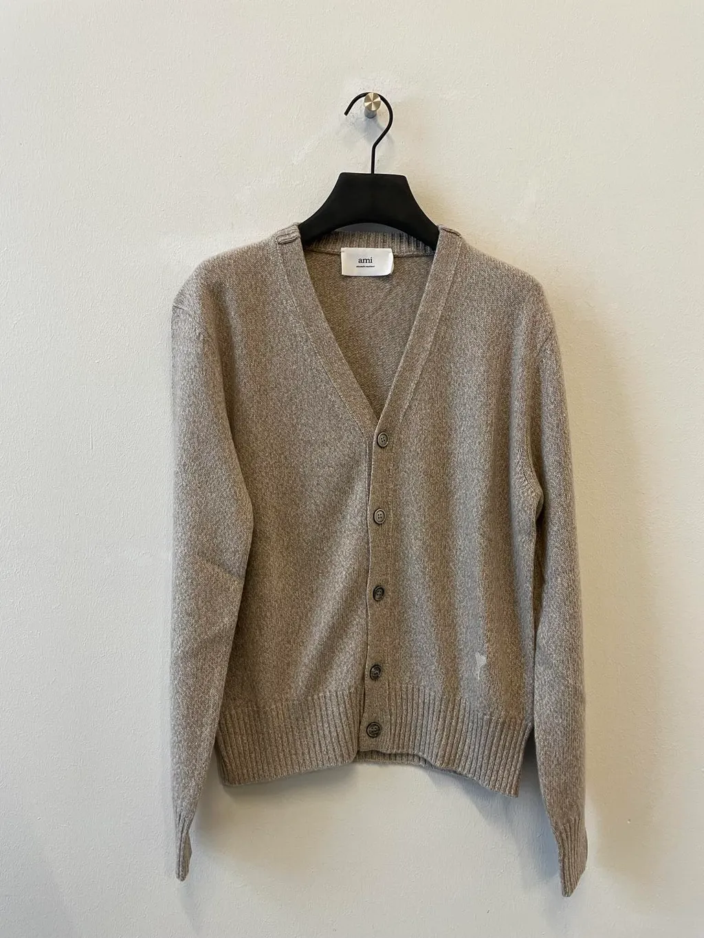 Ami De Coeur V-Neck Knitted Cardigan